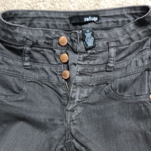Dark gray denim pants - Picture 2 of 3